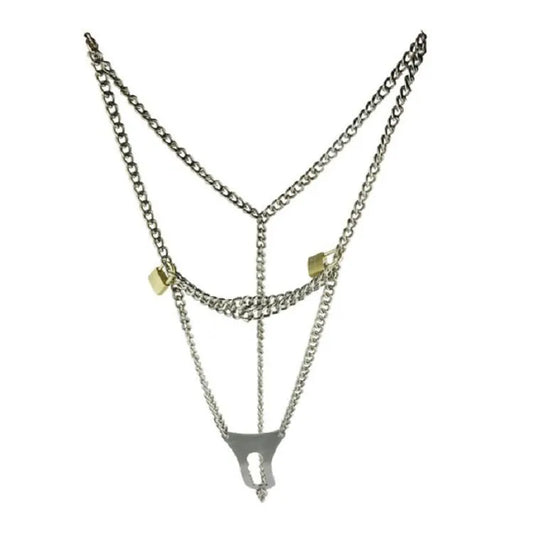 Stainless Steel Female Chastity Belt Lock SL25009