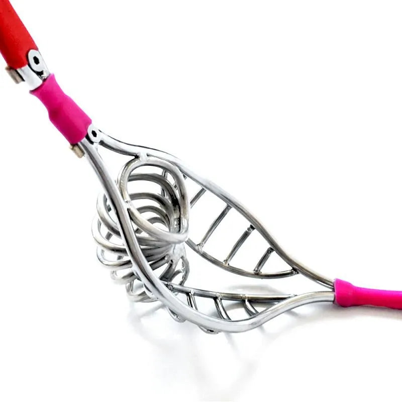 Stainless Steel Pink Chastity Belt SL25006