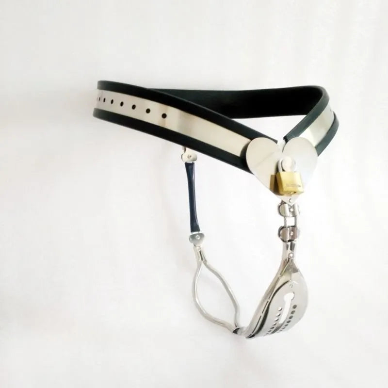 Steel Female Chastity Belt with Vaginal Plug SL25005