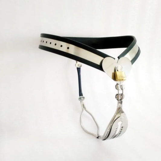 Steel Female Chastity Belt with Vaginal Plug SL25005