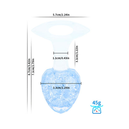 Diamond Crystal Butter Plugs - 9 Colors