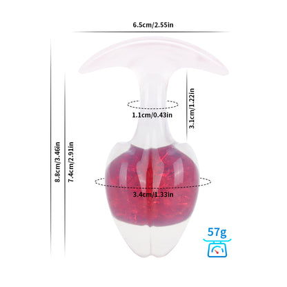 Bean Sprout Crystal Butter Plug- 9Colors