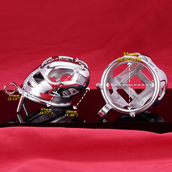 Cobra Metal Chastity Cage– Sleek, Durable & Secure