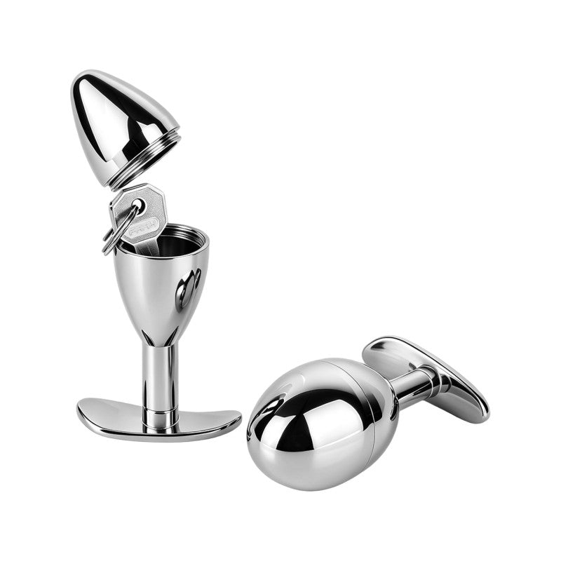 Stainless Steel Hidden Key Box Butt Plug