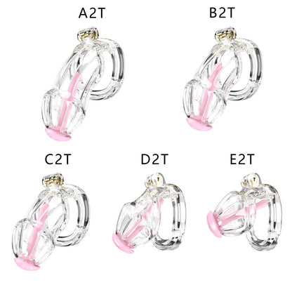 3D Printed Male Chastity Cage – Resin Lock with Strap & Perforated Ring Design for Men