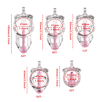 3D Printed Male Chastity Cage – Resin Lock with Strap & Perforated Ring Design for Men