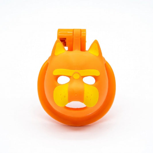Puppy Play Bulldog Chastity Cage – Cute Resin Locking Device for Men