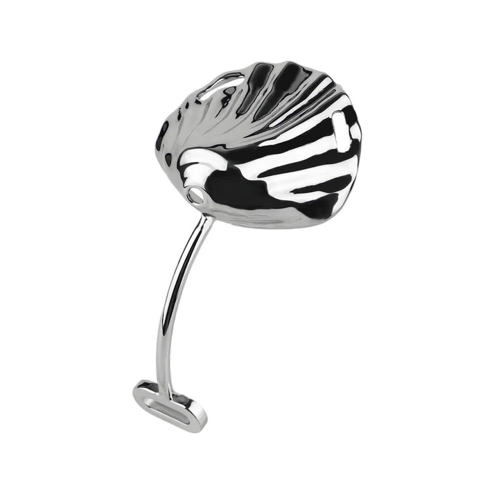 Metal Shell Invisible Chastity Cage with Locking Belt