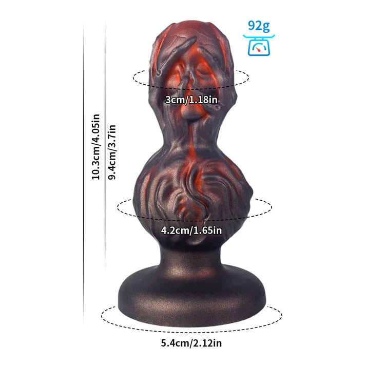 Skeleton Hand Crimson Butt Plug – Bone Grip Series Dark Fantasy Toy