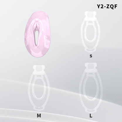 Fufu Clip Resin Sissy Chastity Cage