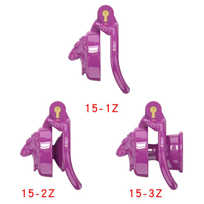WolfHead Roar– 3D Printed Chastity Lock with Negative Pole Cup Holder
