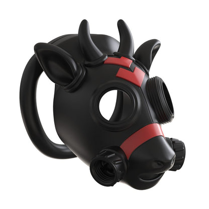 Gas Mask Bull Chastity Cage