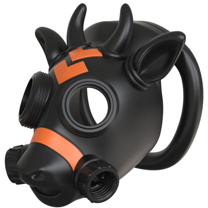 Gas Mask Bull Chastity Cage