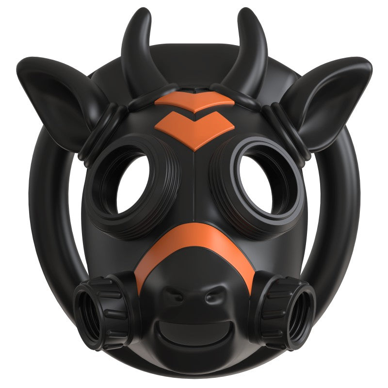 Gas Mask Bull Chastity Cage