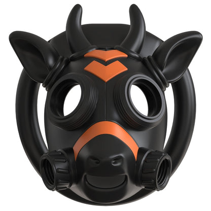 Gas Mask Bull Chastity Cage