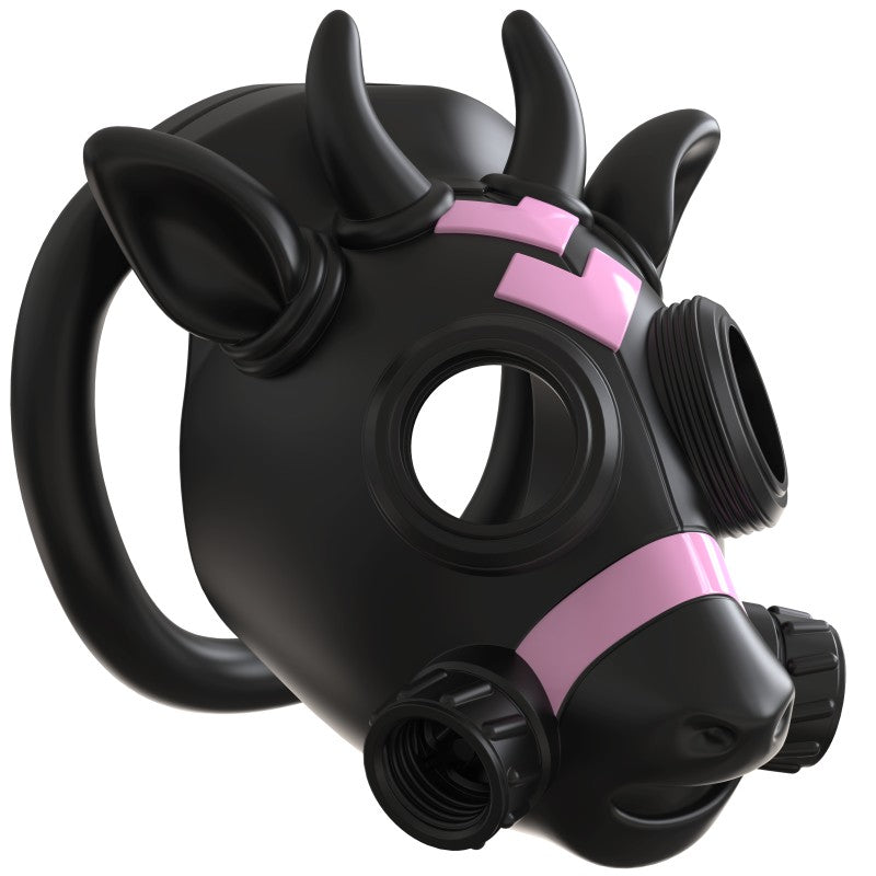 Gas Mask Bull Chastity Cage
