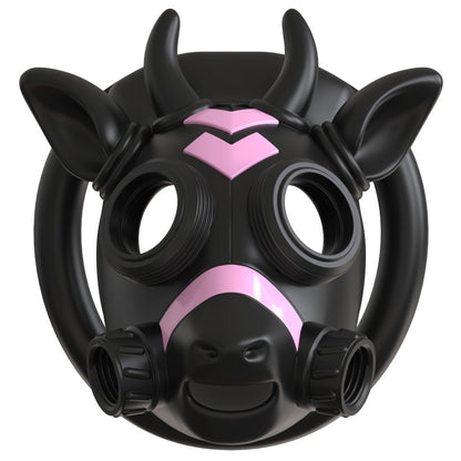 Gas Mask Bull Chastity Cage