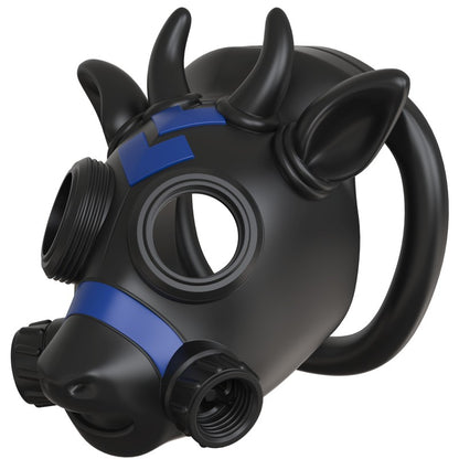 Gas Mask Bull Chastity Cage