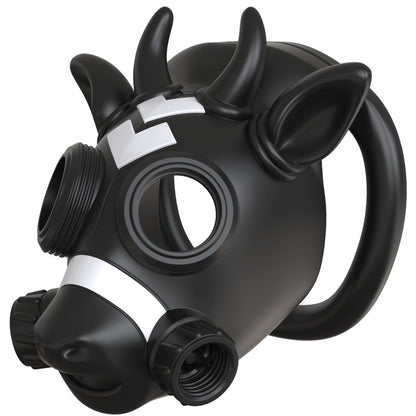 Gas Mask Bull Chastity Cage