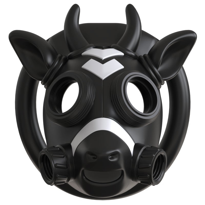 Gas Mask Bull Chastity Cage