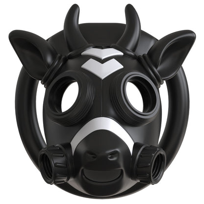Gas Mask Bull Chastity Cage