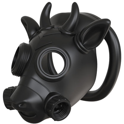 Gas Mask Bull Chastity Cage