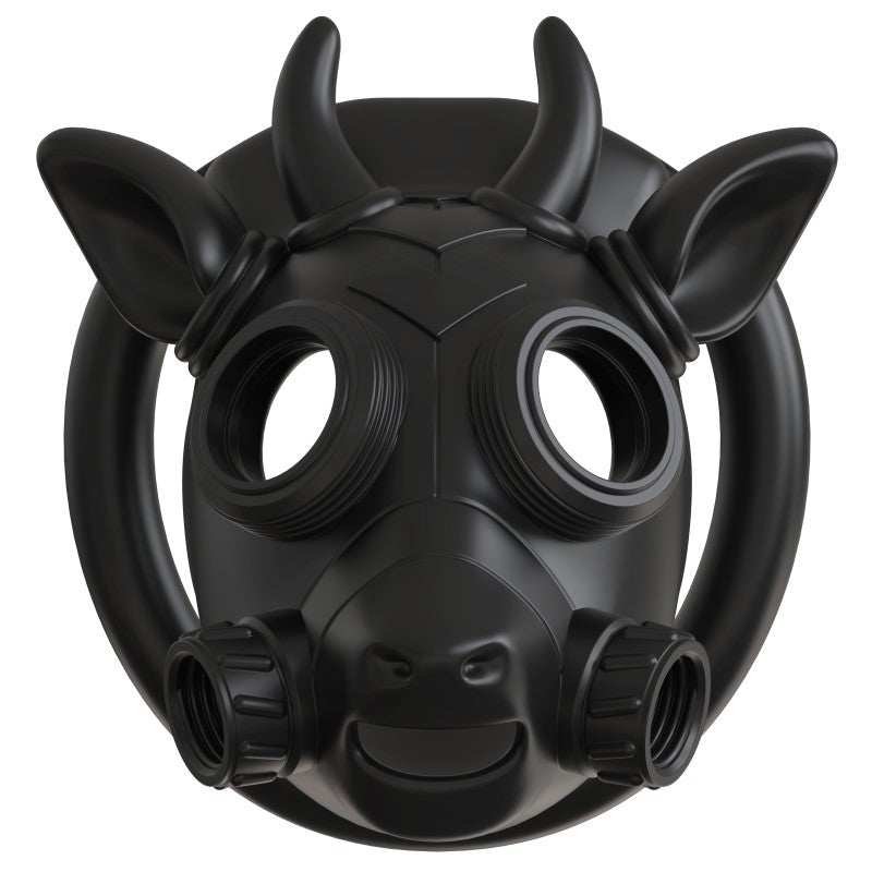Gas Mask Bull Chastity Cage
