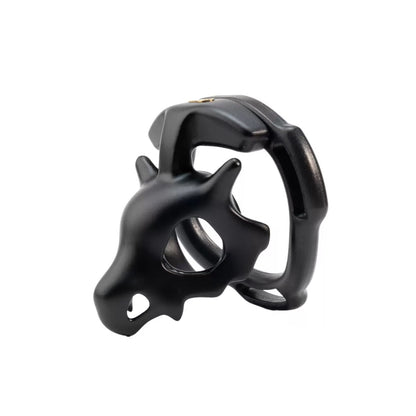 Dinosaur Fossil Skull Chastity Cage – Biomechanical Resin Design 🦴