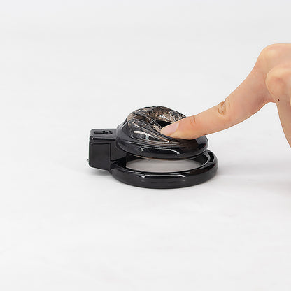 Clitoral-Shaped Soft TPE Chastity Cage – Comfortable Silicone Material, Flexible Design