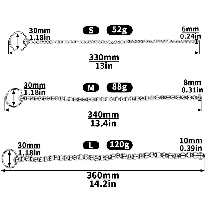 Metal Soft Urethral Sounds Penis Plug with Pull Ring