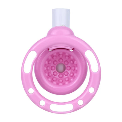 Vibrating Chastity Cage with Optional Remote Vibrator