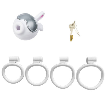 Octopus Goggle Chastity Cage 🐙  – Compact Male Chastity Device with Key