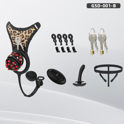 Silicone Soft Nail Modular Chastity Cage System GSD Wearable Chastity Device