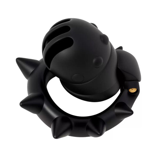 Spiked Monster Cock Ring – Black Silicone Penis Ring with Intense Spikes (3 Sizes)