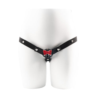 Cute Bow Chastity Ring Set – Progressive Multi-Size Base Rings with Bow Caps