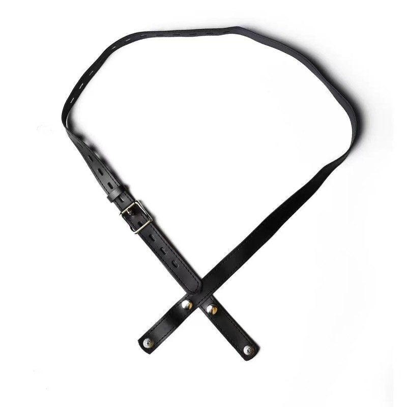 Adjustable Chastity Belt made from high-quality faux leather, fits waist 26–43 in (71–109 cm), durable and comfortable