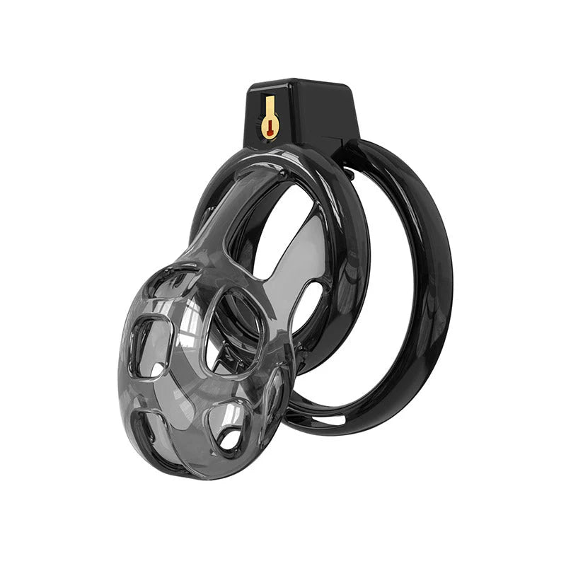 Soft Cobra Chastity Cage Set – Flexible Silicone Cobra Cage with 6 Rings & Lock System