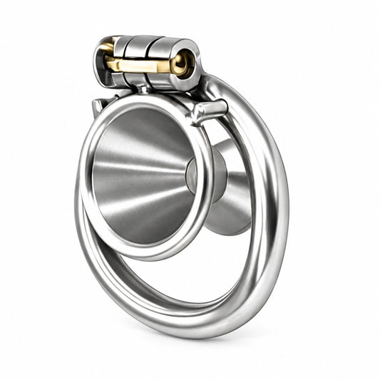 Metal Funnel Chastity Cage
