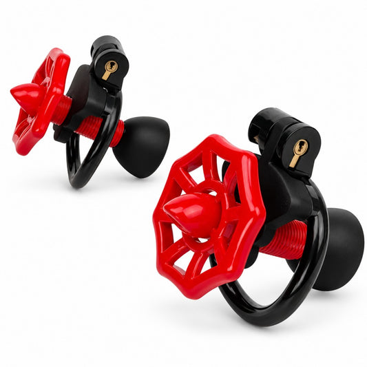 Valve Adjustable Inverted Chastity Cage