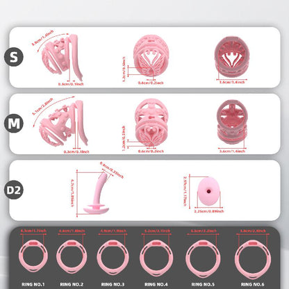 Butterfly Guardian Chastity Cage – Elegant Design, Comfortable Control & Customizable Wear