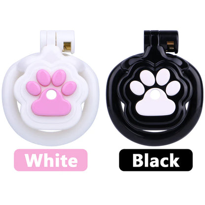Aesthetic Neko Cat Paw Flat Chastity Cage – Playful Anime-Inspired Design