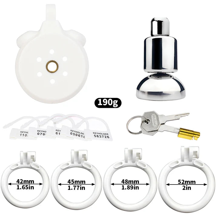 3D Printed Flat Chastity Cage–Inverted Penis Cup