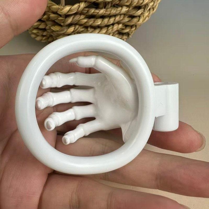Skeleton Hand Chastity Cage – Lightweight Resin Male Chastity Device