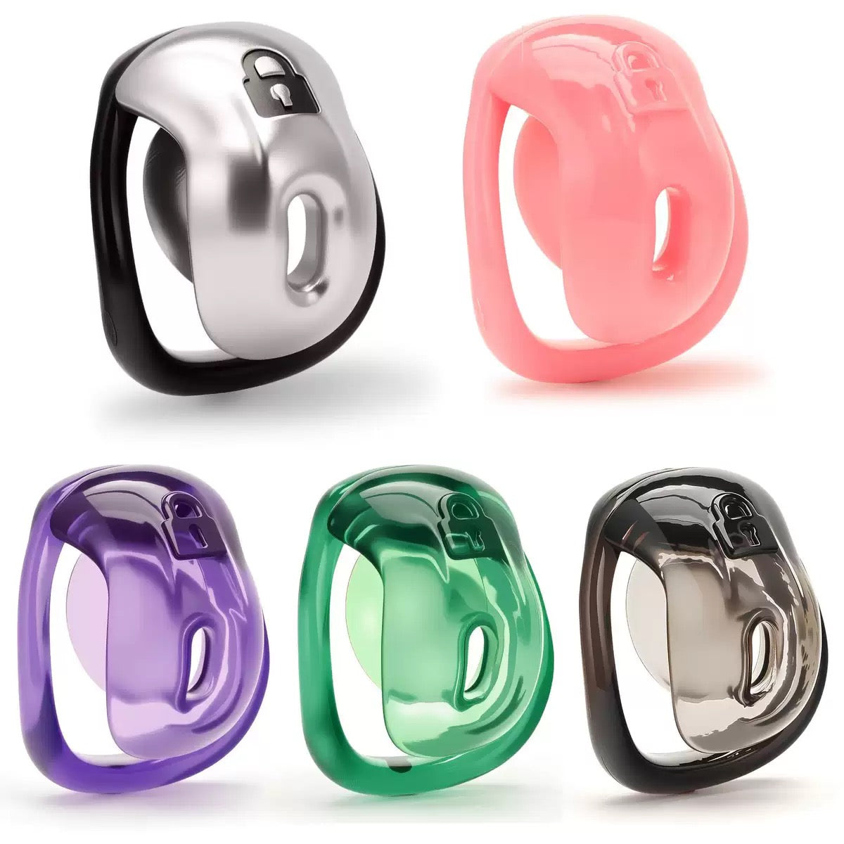Colorful Protective Shield Chastity Lock