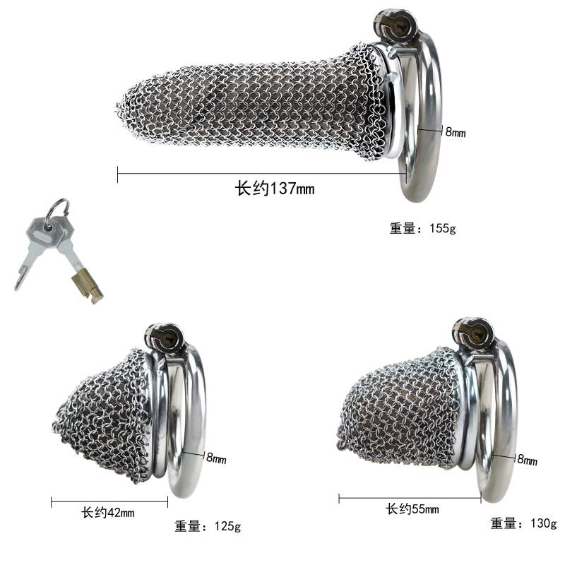 Jaula de castidad de malla: armadura de fantasía medieval para tus batallas más privadas