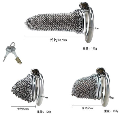 Jaula de castidad de malla: armadura de fantasía medieval para tus batallas más privadas