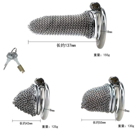Jaula de castidad de malla: armadura de fantasía medieval para tus batallas más privadas