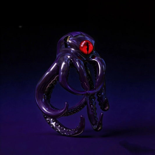 Octopus Kraken Chastity Cage – Tentacle Fantasy Male Chastity Device (44mm / 48mm)