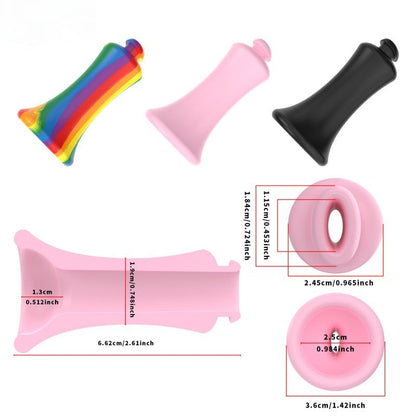 Long L color options with pink cutaway length and end-opening measurements.
