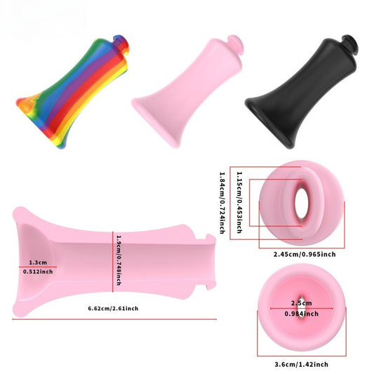 Long L color options with pink cutaway length and end-opening measurements.
